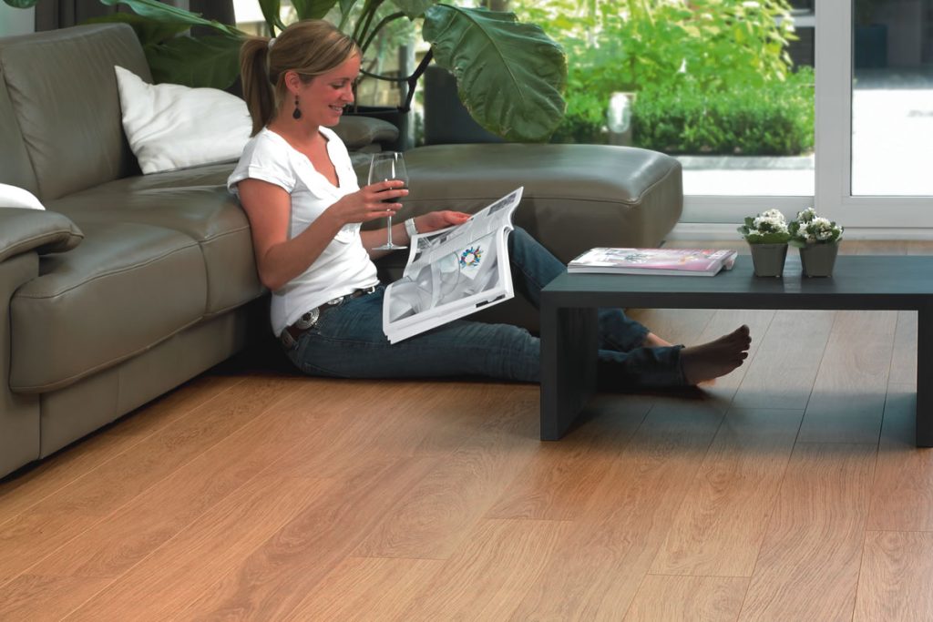 Timber flooring at home